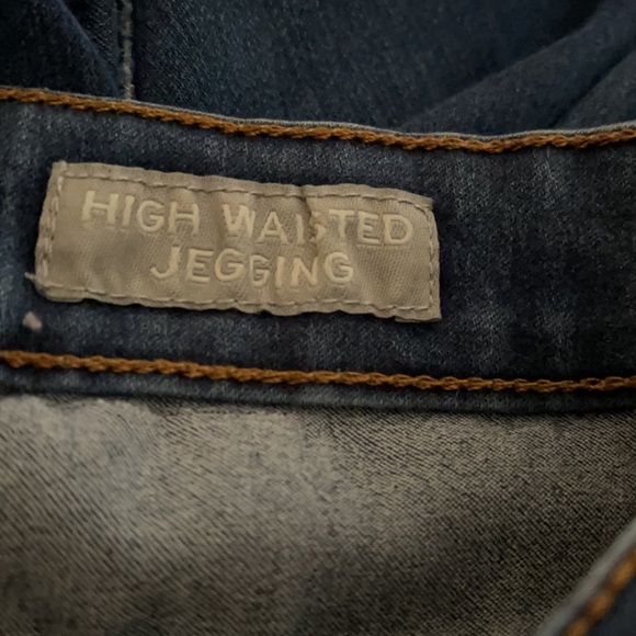 Aeropostale jeggings blue no holes sz 6 - Picture 4 of 6